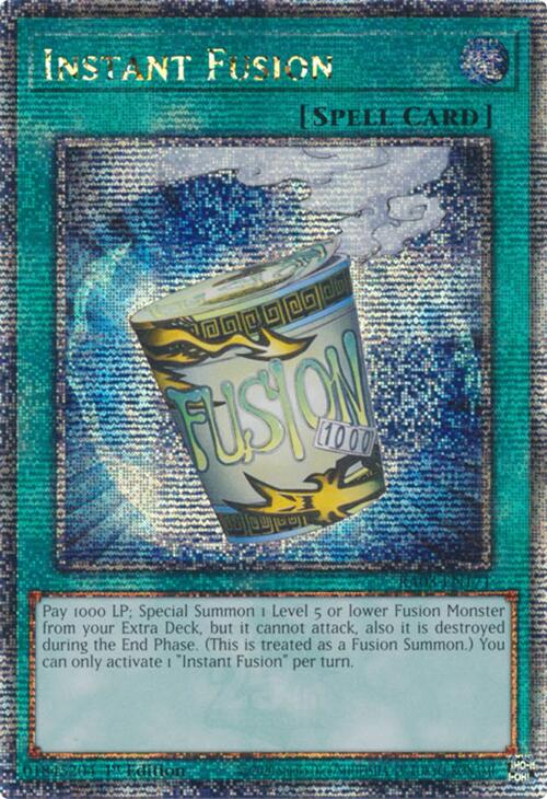 Instant Fusion (Quarter Century Secret Rare) [RA03-EN171] Quarter Century Secret Rare Yu-Gi-Oh!