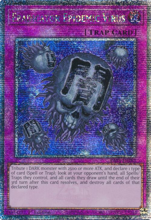 Eradicator Epidemic Virus (Quarter Century Secret Rare) [RA03-EN183] Quarter Century Secret Rare Yu-Gi-Oh!