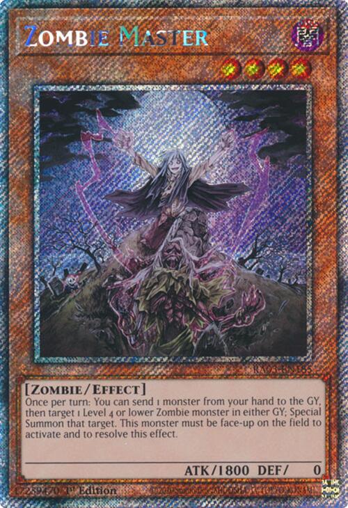 Zombie Master (Platinum Secret Rare) [RA03-EN185] Platinum Secret Rare Yu-Gi-Oh!