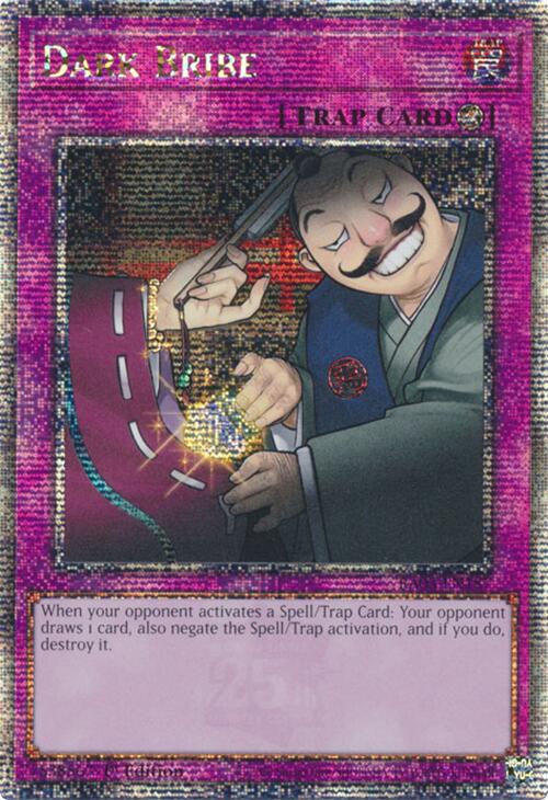 Dark Bribe (Quarter Century Secret Rare) [RA03-EN187] Quarter Century Secret Rare Yu-Gi-Oh!