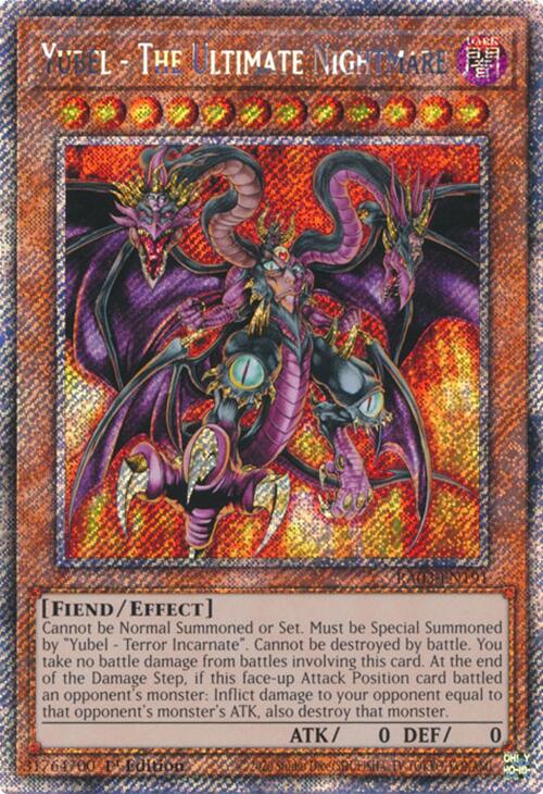 Yubel - The Ultimate Nightmare (Platinum Secret Rare) [RA03-EN191] Platinum Secret Rare Yu-Gi-Oh!