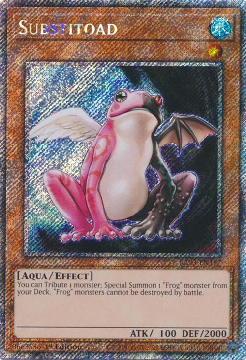Substitoad (Platinum Secret Rare) [RA03-EN197] Platinum Secret Rare Yu-Gi-Oh!