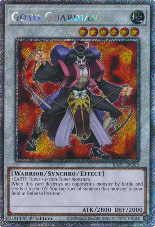 Goyo Guardian (Platinum Secret Rare) [RA03-EN202] Platinum Secret Rare Yu-Gi-Oh!