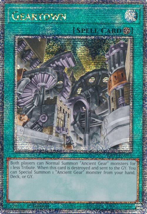 Geartown (Quarter Century Secret Rare) [RA03-EN203] Quarter Century Secret Rare Yu-Gi-Oh!
