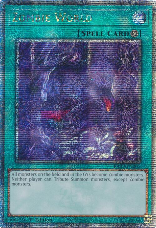 Zombie World (Quarter Century Secret Rare) [RA03-EN205] Quarter Century Secret Rare Yu-Gi-Oh!