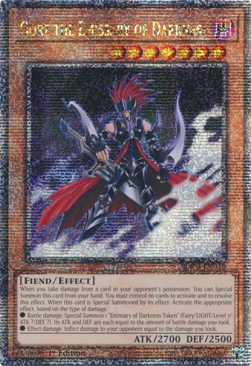 Gorz the Emissary of Darkness (Quarter Century Secret Rare) [RA03-EN210] Quarter Century Secret Rare Yu-Gi-Oh!