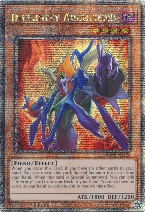 Infernity Archfiend (Quarter Century Secret Rare) [RA03-EN220] Quarter Century Secret Rare Yu-Gi-Oh!