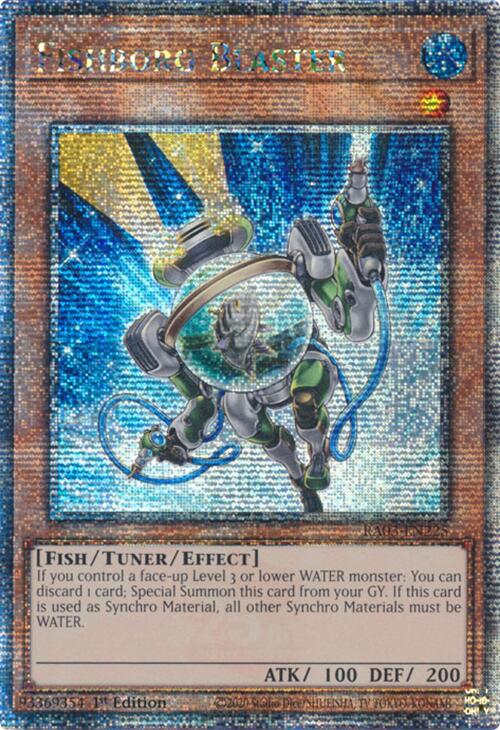 Fishborg Blaster (Quarter Century Secret Rare) [RA03-EN225] Quarter Century Secret Rare Yu-Gi-Oh!