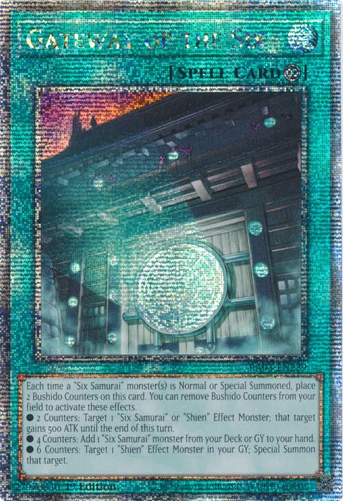 Gateway of the Six (Quarter Century Secret Rare) [RA03-EN229] Quarter Century Secret Rare Yu-Gi-Oh!