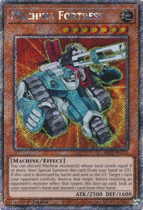 Machina Fortress (Platinum Secret Rare) [RA03-EN233] Platinum Secret Rare Yu-Gi-Oh!
