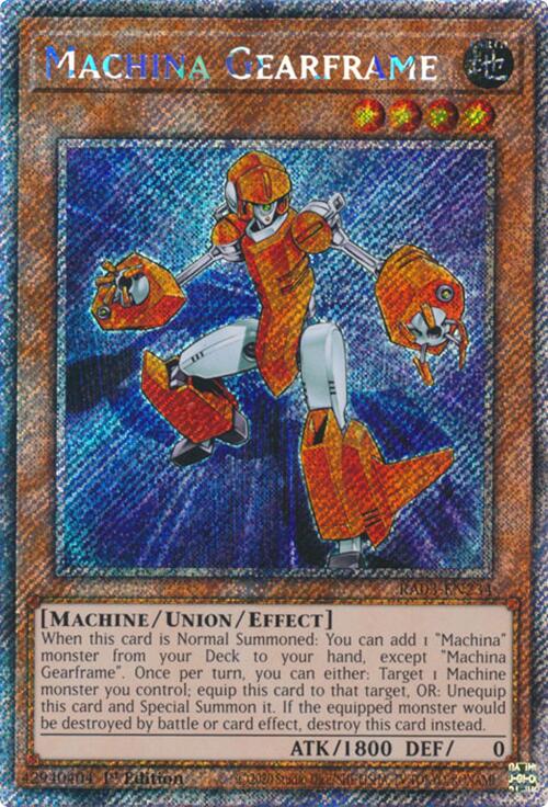 Machina Gearframe (Platinum Secret Rare) [RA03-EN234] Platinum Secret Rare Yu-Gi-Oh!