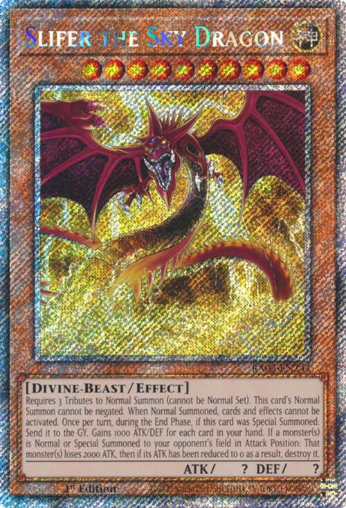 Slifer the Sky Dragon (Platinum Secret Rare) [RA03-EN244] Platinum Secret Rare Yu-Gi-Oh!