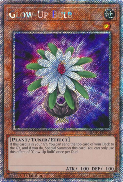 Glow-Up Bulb (Platinum Secret Rare) [RA03-EN245] Platinum Secret Rare Yu-Gi-Oh!