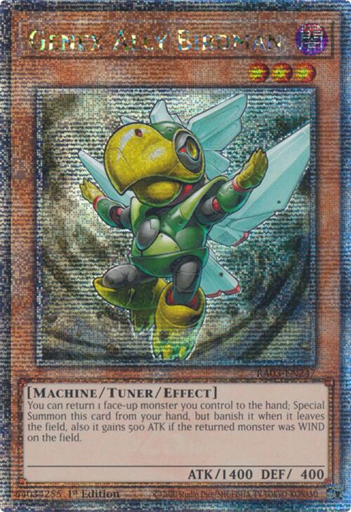 Genex Ally Birdman (Quarter Century Secret Rare) [RA03-EN247] Quarter Century Secret Rare Yu-Gi-Oh!