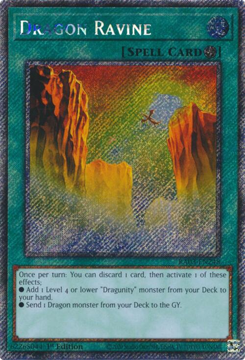 Dragon Ravine (Platinum Secret Rare) [RA03-EN248] Platinum Secret Rare Yu-Gi-Oh!