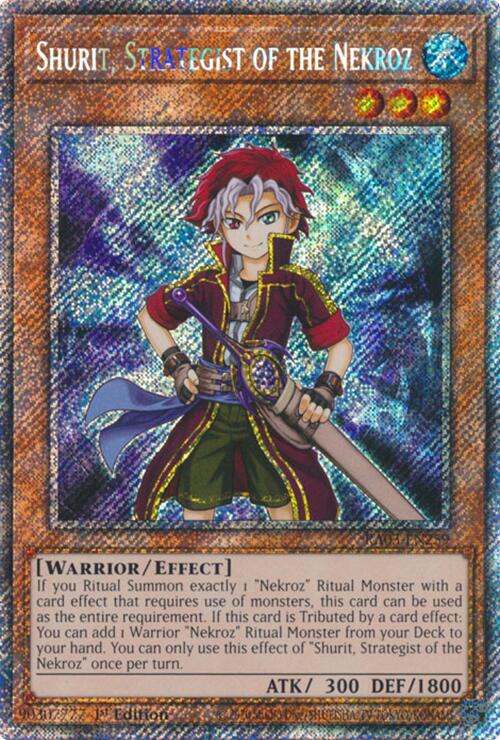 Shurit, Strategist of the Nekroz (Platinum Secret Rare) [RA03-EN259] Platinum Secret Rare Yu-Gi-Oh!