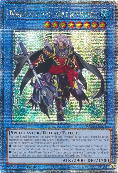Nekroz of Valkyrus (Quarter Century Secret Rare) [RA03-EN263] Quarter Century Secret Rare Yu-Gi-Oh!