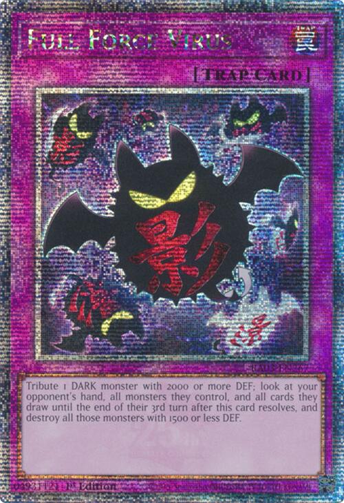 Full Force Virus (Quarter Century Secret Rare) [RA03-EN267] Quarter Century Secret Rare Yu-Gi-Oh!