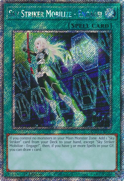 Sky Striker Mobilize - Engage! (Platinum Secret Rare) [RA03-EN269] Platinum Secret Rare Yu-Gi-Oh!