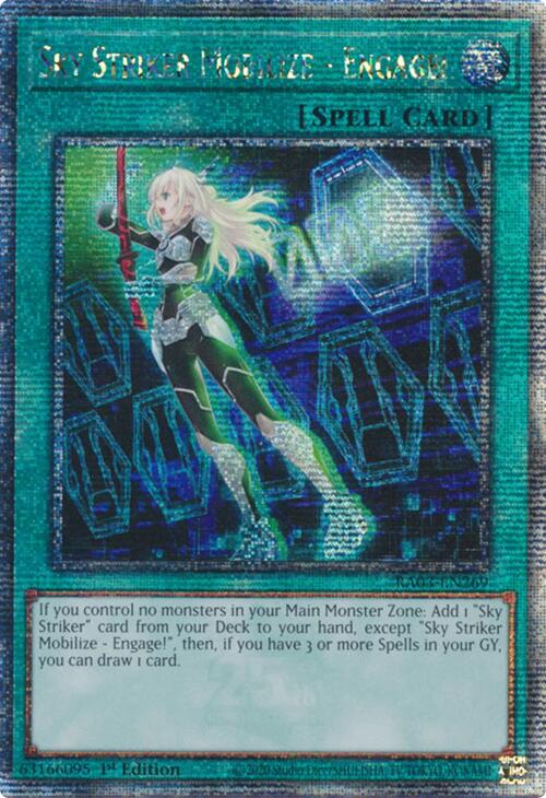 Sky Striker Mobilize - Engage! (Quarter Century Secret Rare) [RA03-EN269] Quarter Century Secret Rare Yu-Gi-Oh!