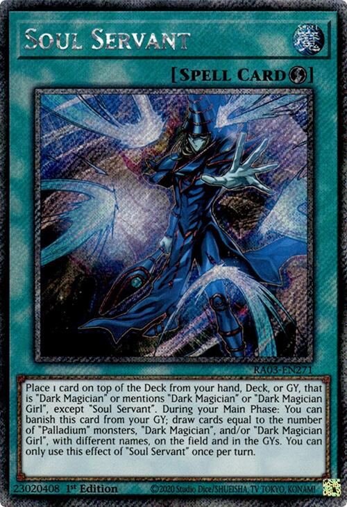 Soul Servant (Platinum Secret Rare) [RA03-EN271] Platinum Secret Rare Yu-Gi-Oh!