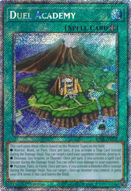 Duel Academy (card) (Platinum Secret Rare) [RA03-EN275] Platinum Secret Rare Yu-Gi-Oh!