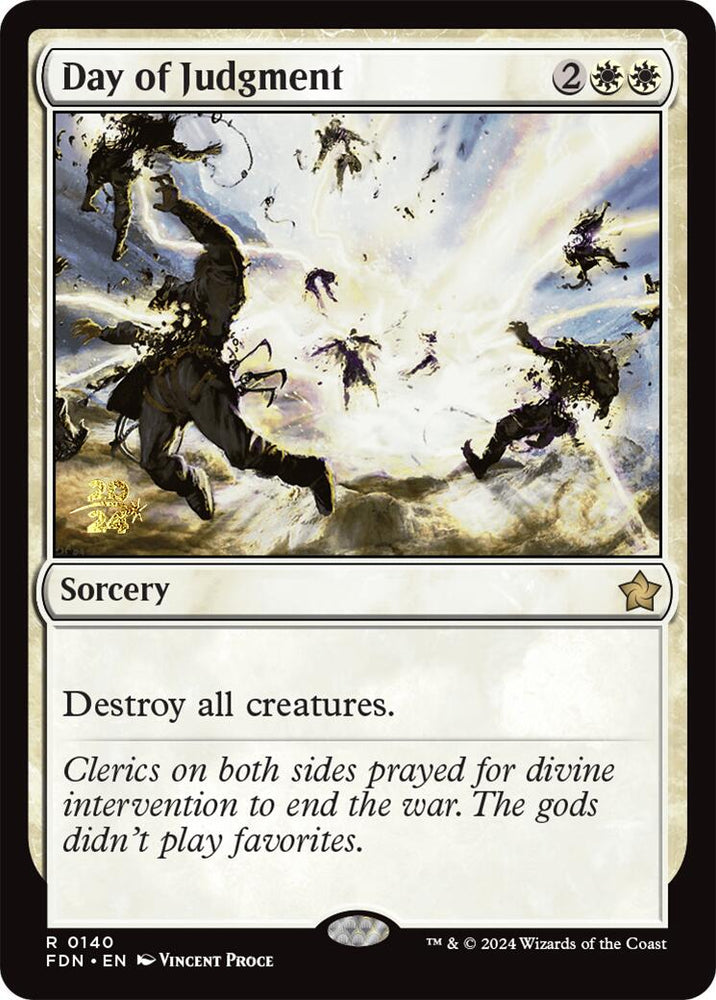 Day of Judgment [Foundations Prerelease Promos] Magic: The Gathering