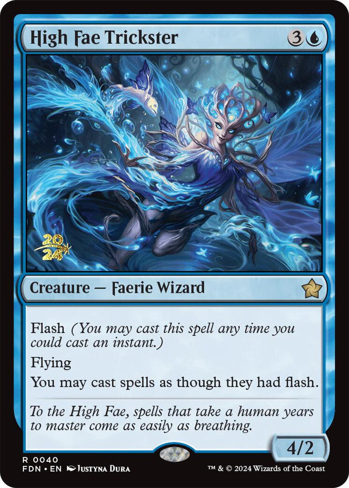 High Fae Trickster [Foundations Prerelease Promos] Magic: The Gathering