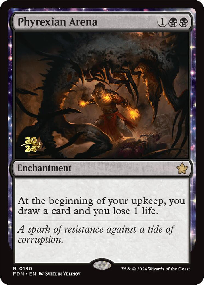 Phyrexian Arena [Foundations Prerelease Promos] Magic: The Gathering