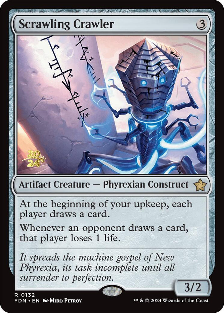 Scrawling Crawler [Foundations Prerelease Promos] Magic: The Gathering
