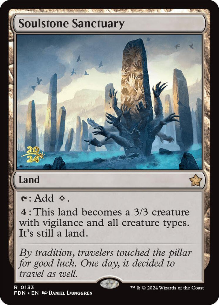 Soulstone Sanctuary [Foundations Prerelease Promos] Magic: The Gathering