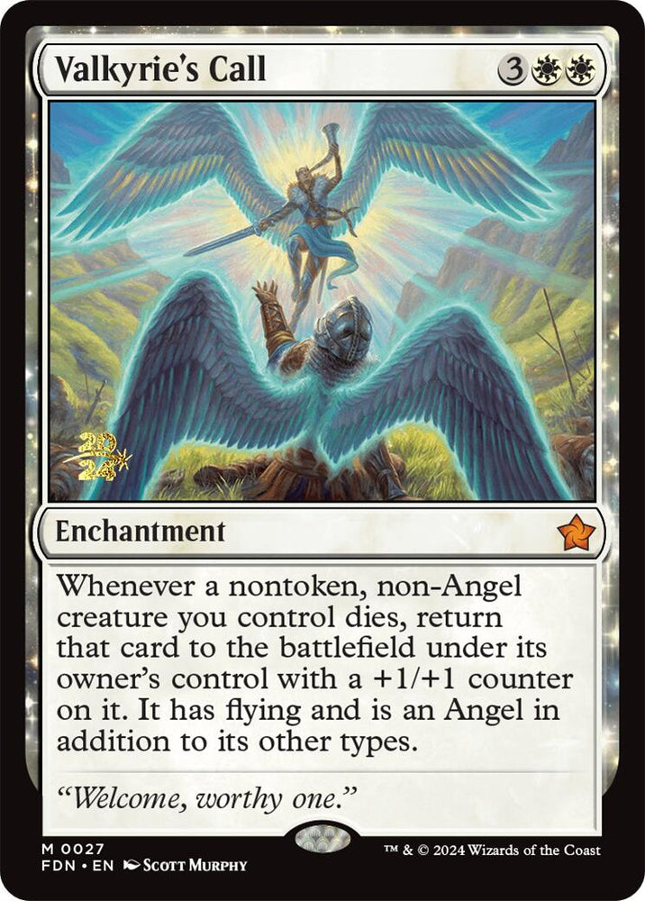 Valkyrie's Call [Foundations Prerelease Promos] Magic: The Gathering