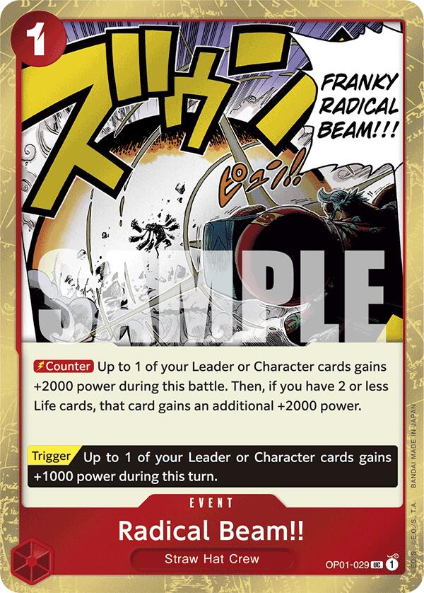 Radical Beam!! (Jolly Roger Foil) [Premium Booster -The Best-] Bandai