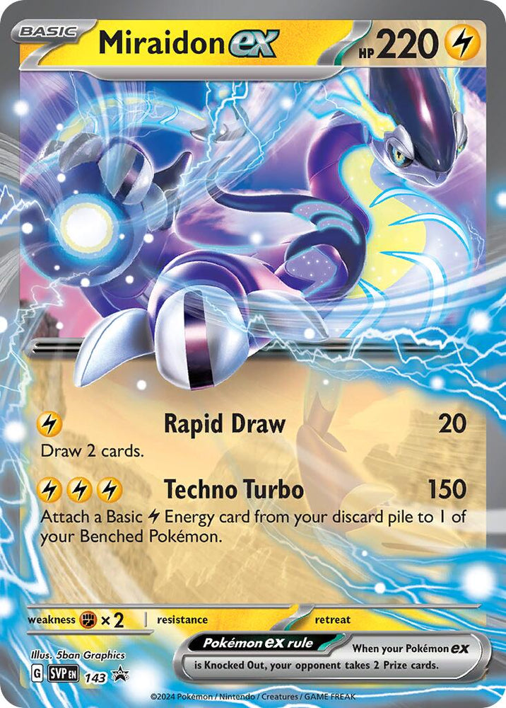 Miraidon ex (143) [Scarlet & Violet: Black Star Promos] Pokémon