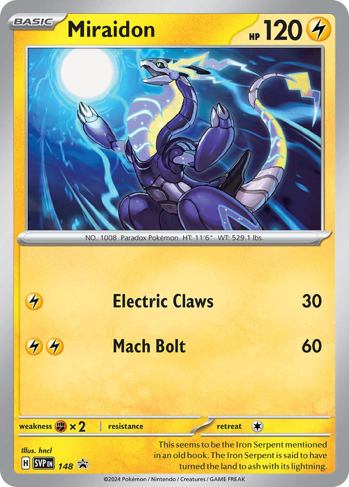 Miraidon (148) [Scarlet & Violet: Black Star Promos] Pokémon