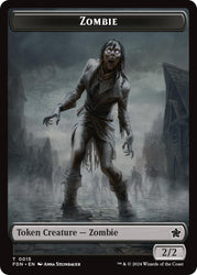 Goblin // Zombie Doubled-Sided Token [Foundations Tokens] Magic: The Gathering
