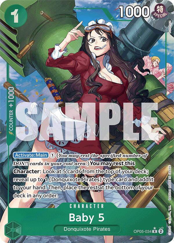 Baby 5 (OP05-034) (Alternate Art) [Premium Booster -The Best-] Bandai