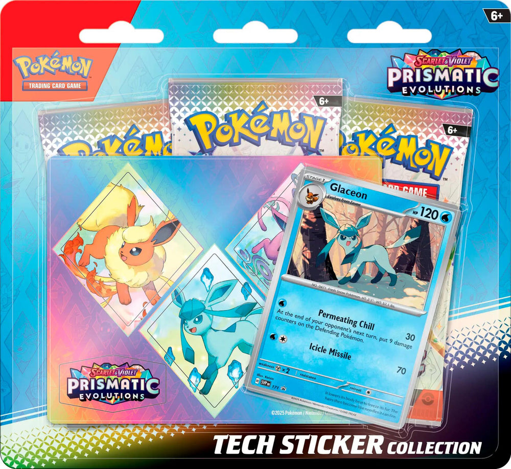 Scarlet & Violet: Prismatic Evolutions Tech Sticker Collection (Glaceon) Pokémon