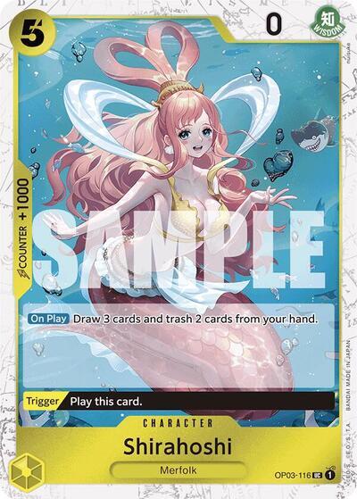 Shirahoshi (OP03-116) (Jolly Roger Foil) [Premium Booster -The Best-] Bandai