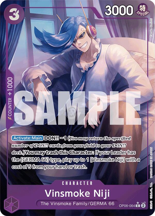 Vinsmoke Niji (OP06-064) (Full Art) [Premium Booster -The Best-] Bandai