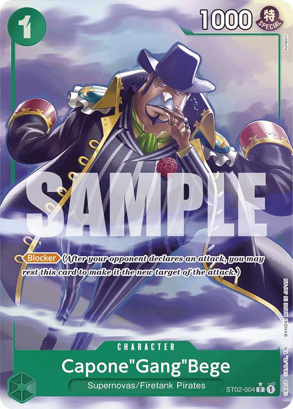Capone"Gang"Bege (ST02-004) (Alternate Art) [Premium Booster -The Best-] Bandai