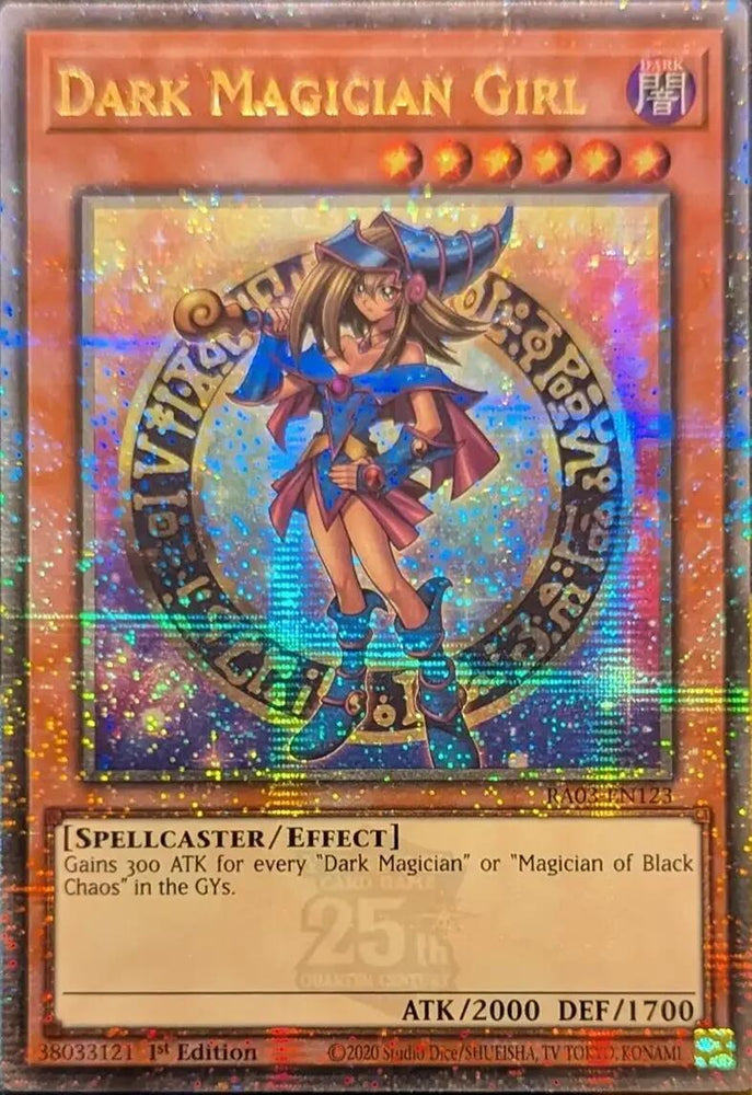 Dark Magician Girl (Quarter Century Secret Rare) (B) [RA03-EN123] Quarter Century Secret Rare Yu-Gi-Oh!