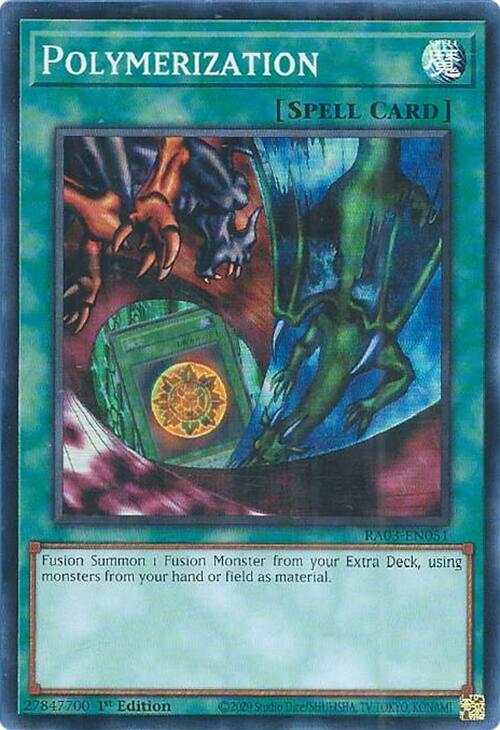 Polymerization (Alternate Art) [RA03-EN051] Super Rare Yu-Gi-Oh!