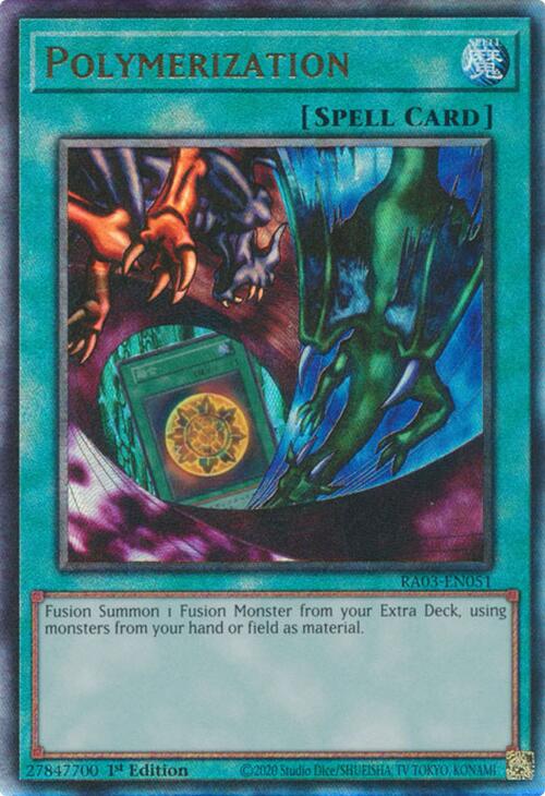 Polymerization (Alternate Art) (PUR) [RA03-EN051] Prismatic Ultimate Rare Yu-Gi-Oh!