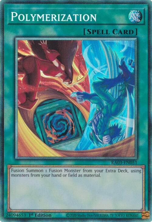 Polymerization (B) (HERO Art) (PCR) [RA03-EN051] Prismatic Collector's Rare Yu-Gi-Oh!