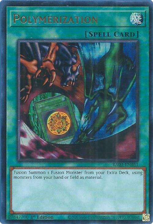 Polymerization (Alternate Art) (UR) [RA03-EN051] Ultra Rare Yu-Gi-Oh!