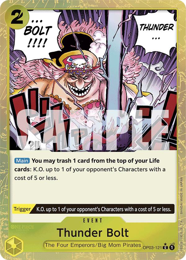 Thunder Bolt (Textured Foil) [Premium Booster -The Best-] Bandai