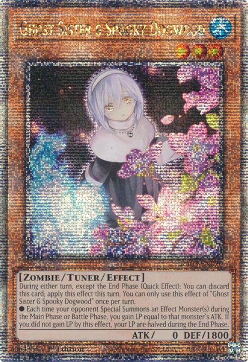 Ghost Sister & Spooky Dogwood (Alternate Art) (Quarter Century Secret Rare) [RA03-EN020] Quarter Century Secret Rare Yu-Gi-Oh!