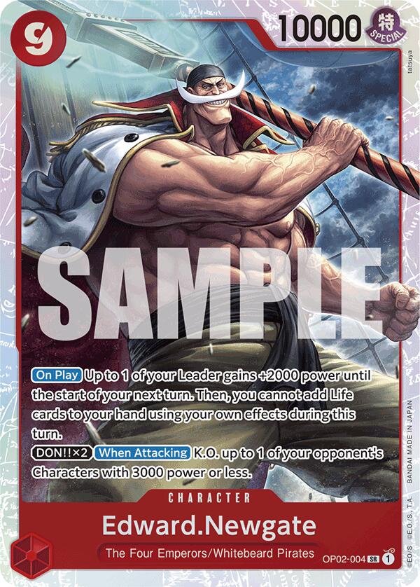 Edward.Newgate (Reprint) [Premium Booster -The Best-] Bandai