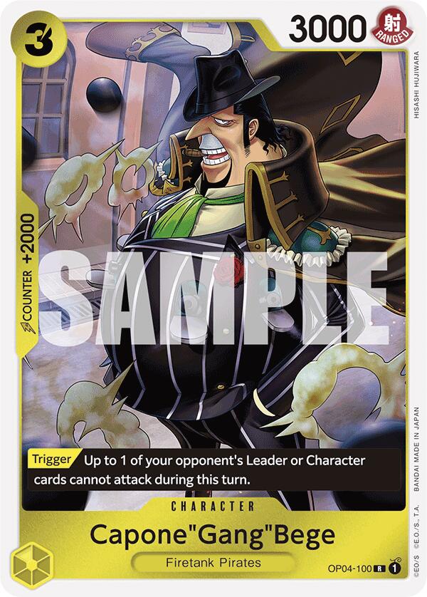 Capone"Gang"Bege (OP04-100) (Reprint) [Premium Booster -The Best-] Bandai